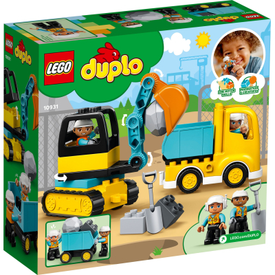 Конструктор Lego Duplo Town Грузовик и гусеничный экскаватор 20 деталей (10931) фото №6