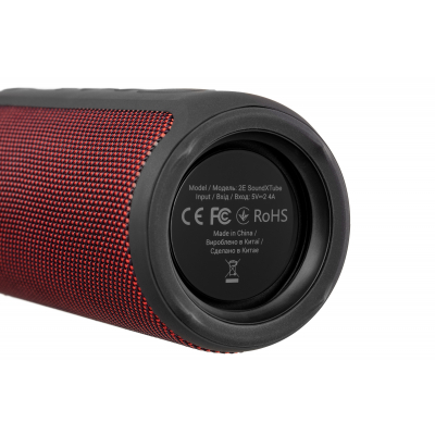 Портативна колонка 2E SoundXTube TWS MP3 Wireless Waterproof Red (BSSXTWRD) фото №6