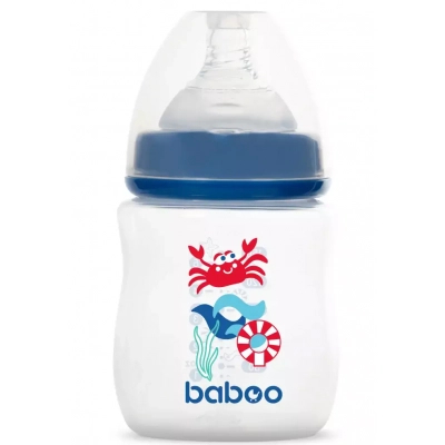 Пляшечка для годування Baboo Бутылочка для кормления  Морской краб 150 мл (90405)