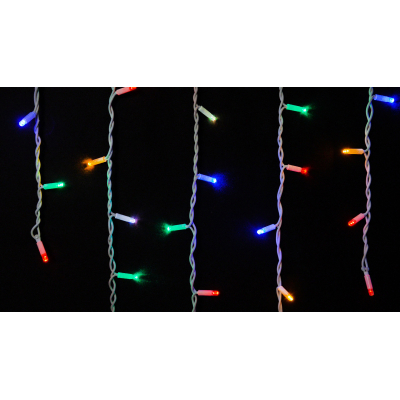 Гірлянда Delux ICICLE flash 75LED 2 х 0.7 м мульти/білий IP44 EN (90012956)