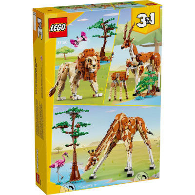 Конструктор Lego Creator Дикі тварини сафарі 780 деталей (31150) фото №10