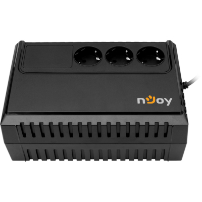 Источник бесперебойного питания NJOY RENTON 650VA USB (UPLI-LI065RE-CG01B) фото №3