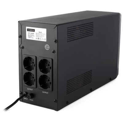 Джерело безперебійного живлення Vinga LCD 1200VA metal case (VPC-1200M) фото №9