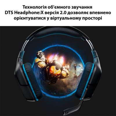 Наушники Logitech G432 7.1 Surround Sound Wired Gaming Headset (981-000770) фото №3