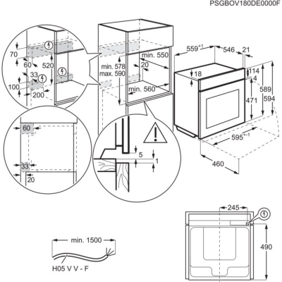 Духовой шкаф Electrolux EOD3C70TK фото №8