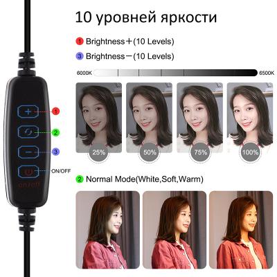 Набір блогера PULUZ Ring USB LED lamp PU397 10.2" (PU397) фото №2