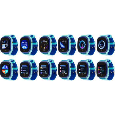 Smart часы AmiGo GO005 4G WIFI Kids waterproof Thermometer Blue (747017) фото №7