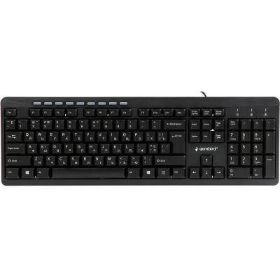 Клавиатура Gembird KB-UM-106-UA USB Black (KB-UM-106-UA)