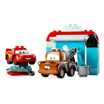 Конструктор Lego DUPLO Disney Розваги Блискавки МакКвіна й Сирника на автомийці 29 деталей (10996-)