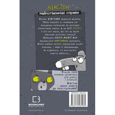 Комікс BookChef Вінстон. Найпотаємніші справи: Прокляття вартового кота - Фрауке Шойнеманн  (9786175481585) фото №3