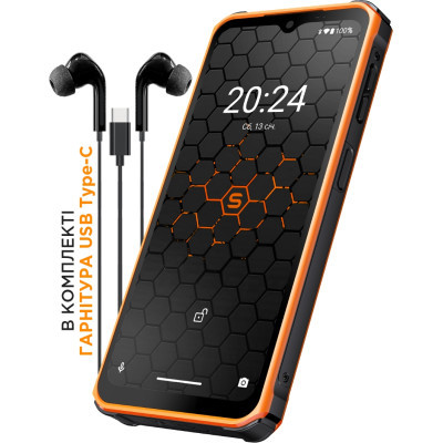 Смартфон Sigma X-treme PQ56 black-orange фото №5