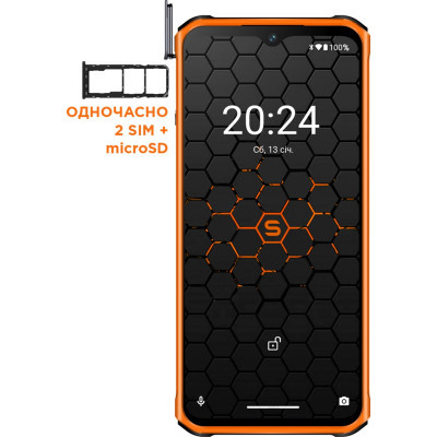 Смартфон Sigma X-treme PQ56 black-orange фото №6