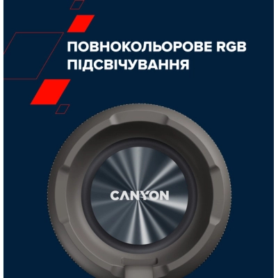 Портативная колонка Canyon OnMove 15 EQ TWS IPX6 Beige (CNE-CBTSP15BG) фото №10