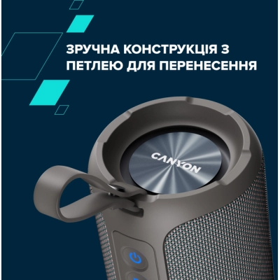 Портативная колонка Canyon OnMove 15 EQ TWS IPX6 Beige (CNE-CBTSP15BG) фото №7
