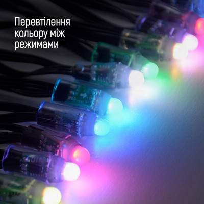 Гірлянда Colorway Smart LED RGB WiFi Bluetooth 10M 60LED IP65 (CW-GS-60L10UMC) фото №3