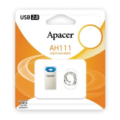 Флешка Apacer AH 111 USB 2.0 32 Gb Blue фото №5