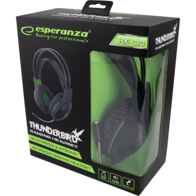 Наушники Esperanza EGH430 Black-Green (EGH430) фото №2
