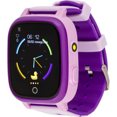 Smart часы AmiGo GO005 4G WIFI Kids waterproof Thermometer Purple (747019)