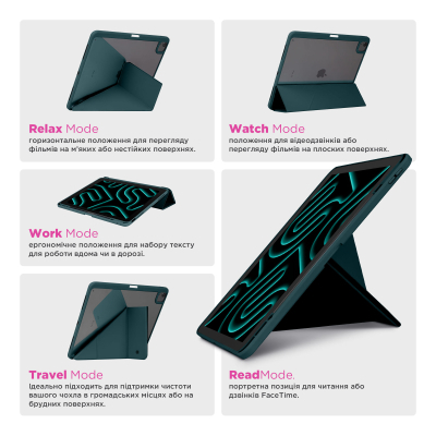 Чохол для планшета Armorstandart Y-Type PEN Lenovo Idea Tab Pine Green (ARM91188) фото №3