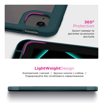 Чохол для планшета Armorstandart Y-Type PEN Lenovo Idea Tab Pine Green (ARM91188) фото №6