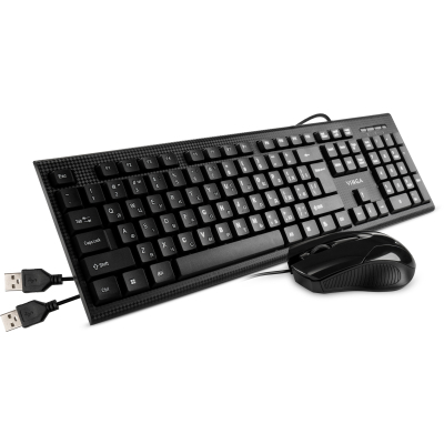Клавиатура   мышка Vinga KBS170 Black фото №2