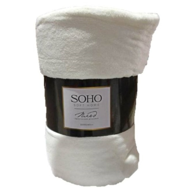 Плед Soho 220x240 см Royal white (1094К)