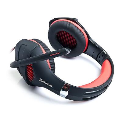 Навушники REAL-EL GDX-7600 Bblack-Red фото №5