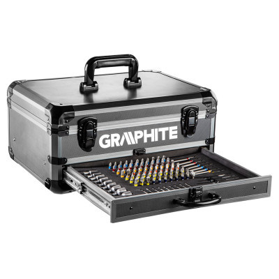 Шуруповерт GRAPHITE Energy   SET, 18В, 2х2.0 Ач, 109ед. кейс (58G022-PS15) фото №4