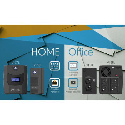 Источник бесперебойного питания PowerWalker Basic VI 800 STL (10121073) фото №4