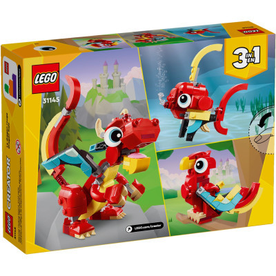 Конструктор Lego Creator Червоний Дракон 149 деталей (31145) фото №8