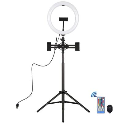 Нобор блогера PULUZ Ring USB RGBW LED lamp PKT3055B 10.2"   tripod 1.65 м (PKT3055B)