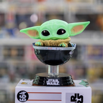 Іграшкова фігурка Funko Pop серії Мандалорець - Малюк Ґрогу у візочку (76551) фото №3