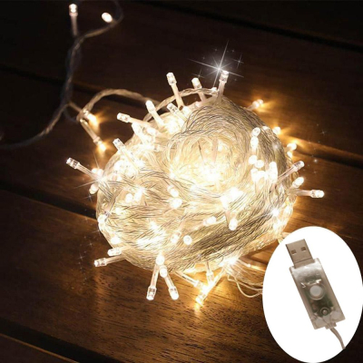 Гірлянда Colorway LED 50 5 м 8 функцій Теплий колір USB (CW-G-50L5U) фото №8