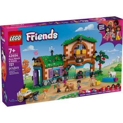 Конструктор Lego Friends Ранчо та стайня поні (42654)