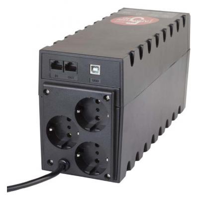 Джерело безперебійного живлення Powercom RPT-800AP Schuko фото №2