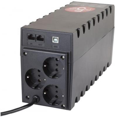 Джерело безперебійного живлення Powercom RPT-1000AP Schuko (RPT-1000AP SCHUKO) фото №2