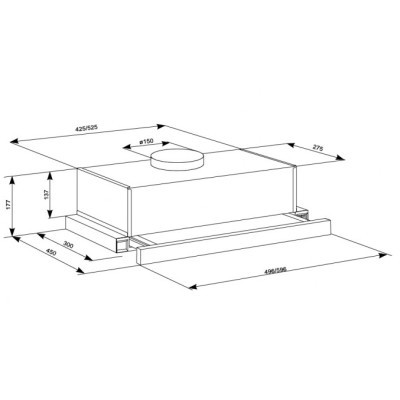 Витяжки Eleyus Cyclon 700 60 BR фото №12