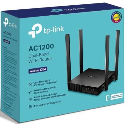 Маршрутизатор TP-Link ARCHER C54 AC1200 4xFE LAN, 1xFE WAN (ARCHER-C54) фото №4