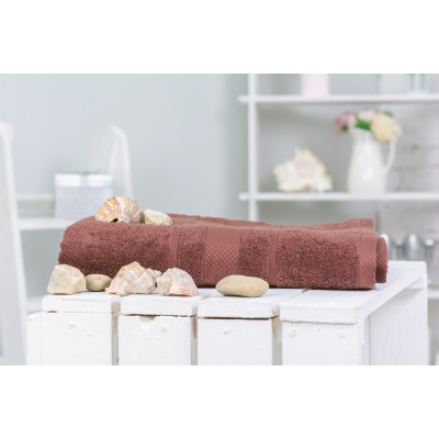 Рушник MirSon банний №5001 SoftNess Brown 70x140 см (2200003182156)