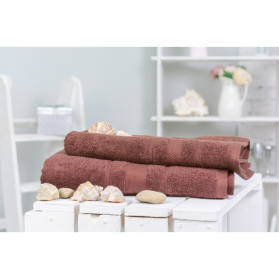 Рушник MirSon набор банный №5001 SoftNess Brown 50x90, 70x140 (2200003182934)
