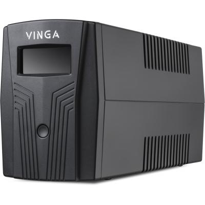 Джерело безперебійного живлення Vinga LCD 800VA plastic case (VPC-800P) фото №6