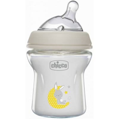 Пляшечка для годування Chicco Бутылочка для кормления  Natural Feeling силикон. медленный поток 150 мл (81211.30)