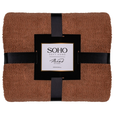 Плед Soho флісовий 200x230 см Pattern beige (1003К)