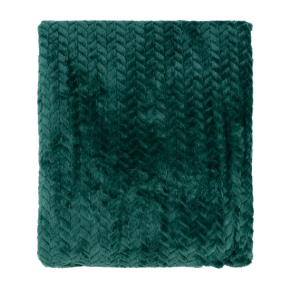 Плед Ardesto Jacquard Braid 160х200см смарагдовий (ART0207JB) фото №2
