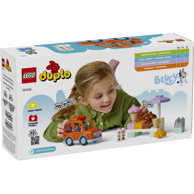 Конструктор Lego DUPLO Bluey Подорож із морозивом із Блуї (10458) фото №4