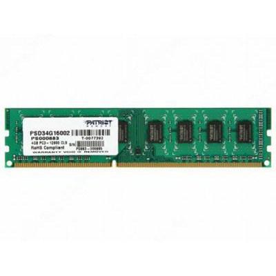 Модуль памяти для компьютера Patriot DDR3 4GB 1600 MHz  (PSD34G16002)