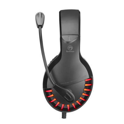 Наушники Marvo HG8932 LED Black/Red (HG8932) фото №2
