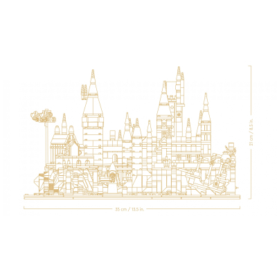 Конструктор Lego Harry Potter Замок і територія Гоґвортсу 2660 деталей (76419) фото №10