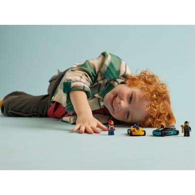 Конструктор Lego City Картинг і гонщики 99 деталей (60400) фото №8