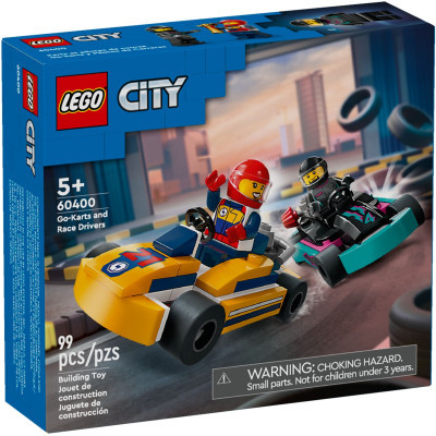Конструктор Lego City Картинг і гонщики 99 деталей (60400)